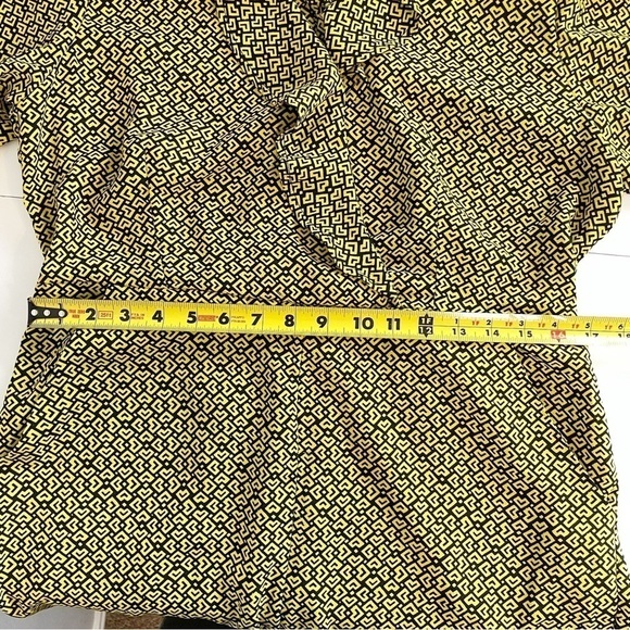 NWT Cotton On Kennedy Frill Romper Yellow Geometric Pattern Ruffle Chest Sz XL - Picture 11 of 11